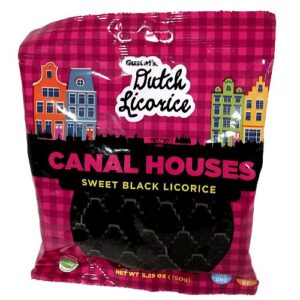 Gustaf's Dutch Canal Houses Sweet Black Licorice