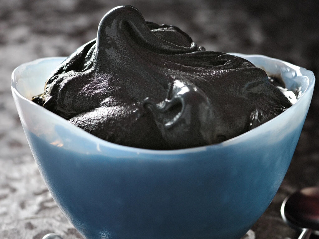 black licorice ice cream